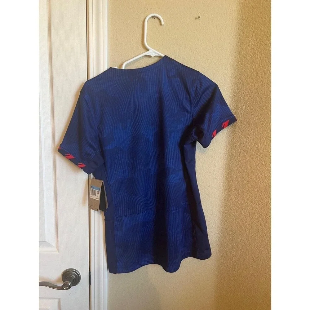 Nike USWNT 2022/23 Match Away Jersey Womens XL Blue Red Soccer DN0622-493 NEW